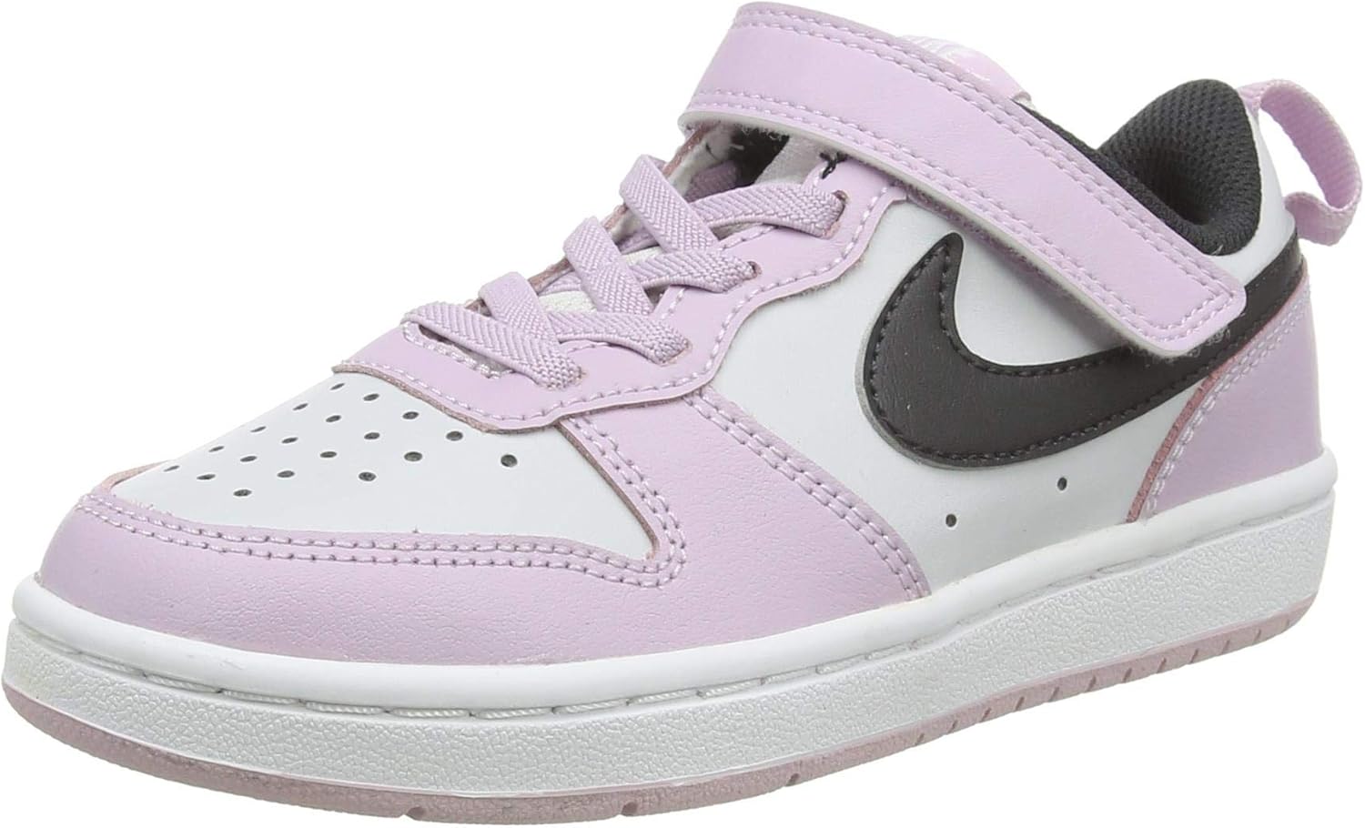 Кроссовки Nike Boys Court Borough Low Recraft (для больших детей), белый/черный