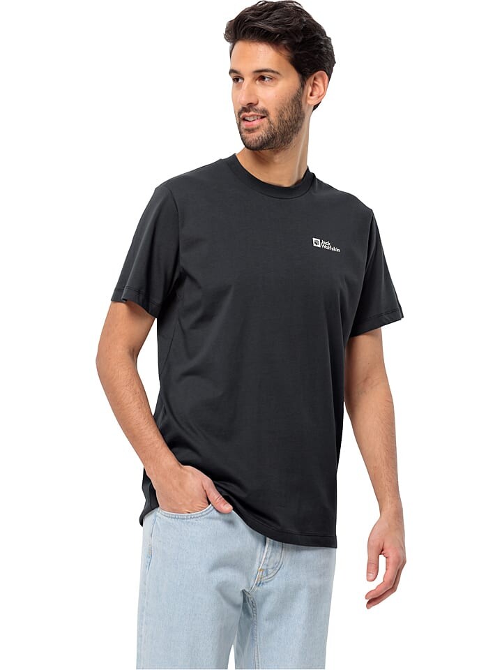 

Футболка Jack Wolfskin Shirt Essential, темно-синий