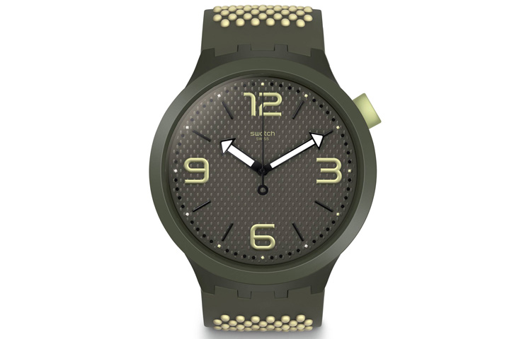 

SWATCH Унисекс часы 47 мм Green SO27M102