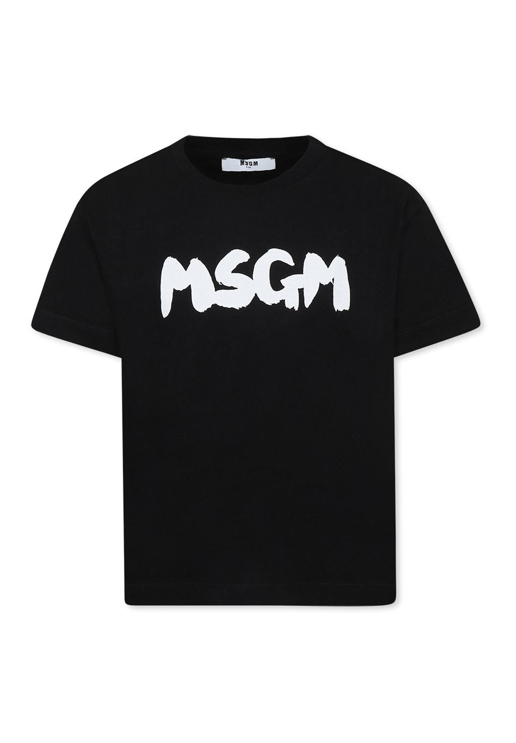 

Футболка с принтом A MANICA CORTA MSGM, черный