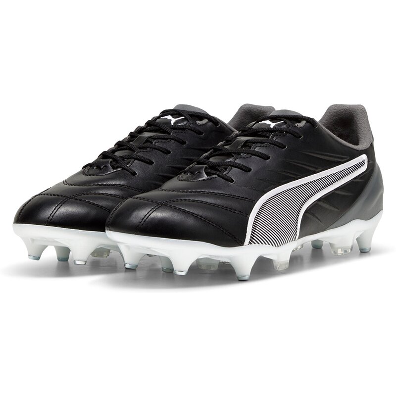 Футбольные бутсы для игры на траве King Pro mxsg Puma, цвет puma black-puma white-cool dark gray — фото 3