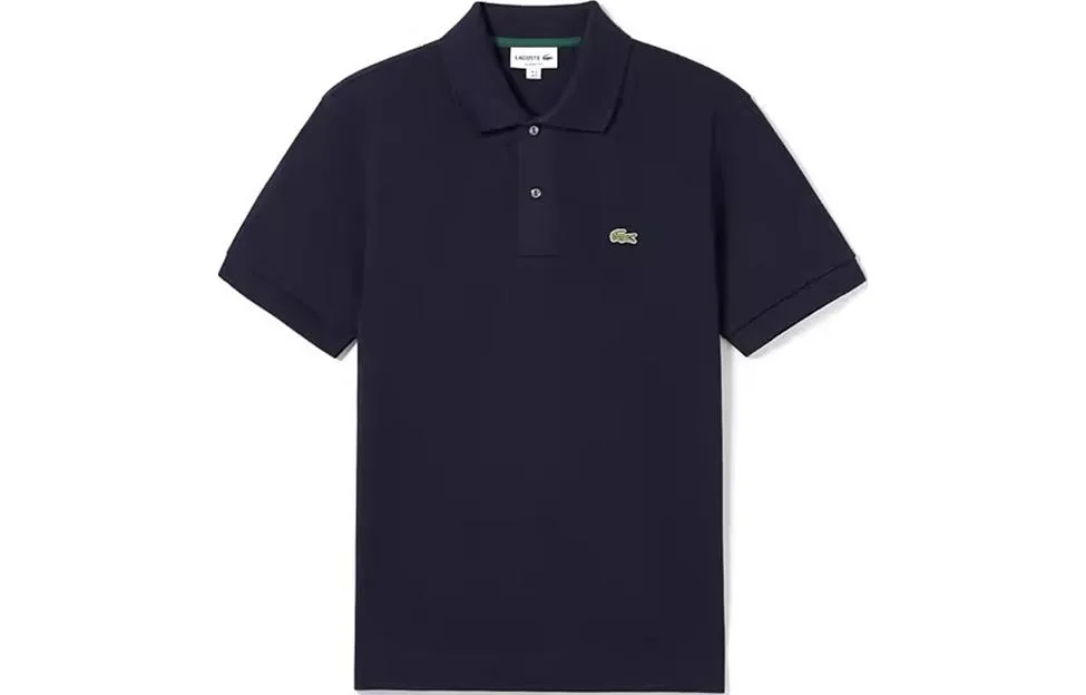 Детская поло Lacoste с длинным рукавом, темно-синий — фото 3