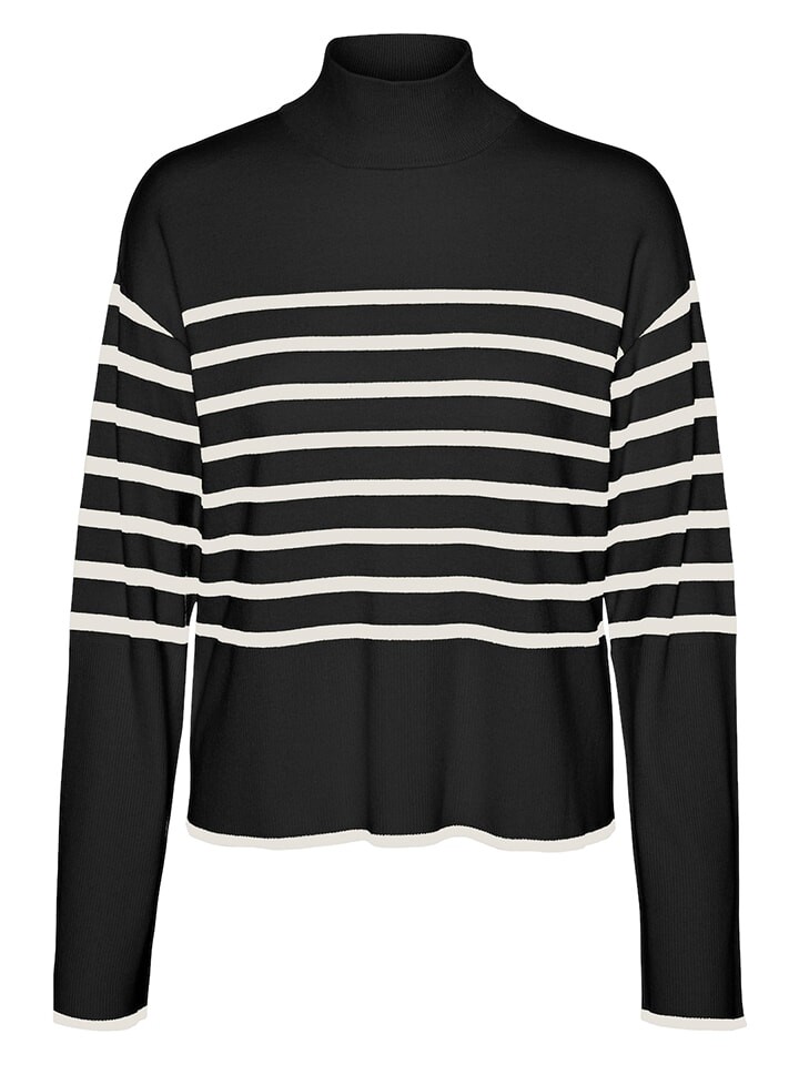 

Пуловер Vero Moda, цвет schwarz/creme