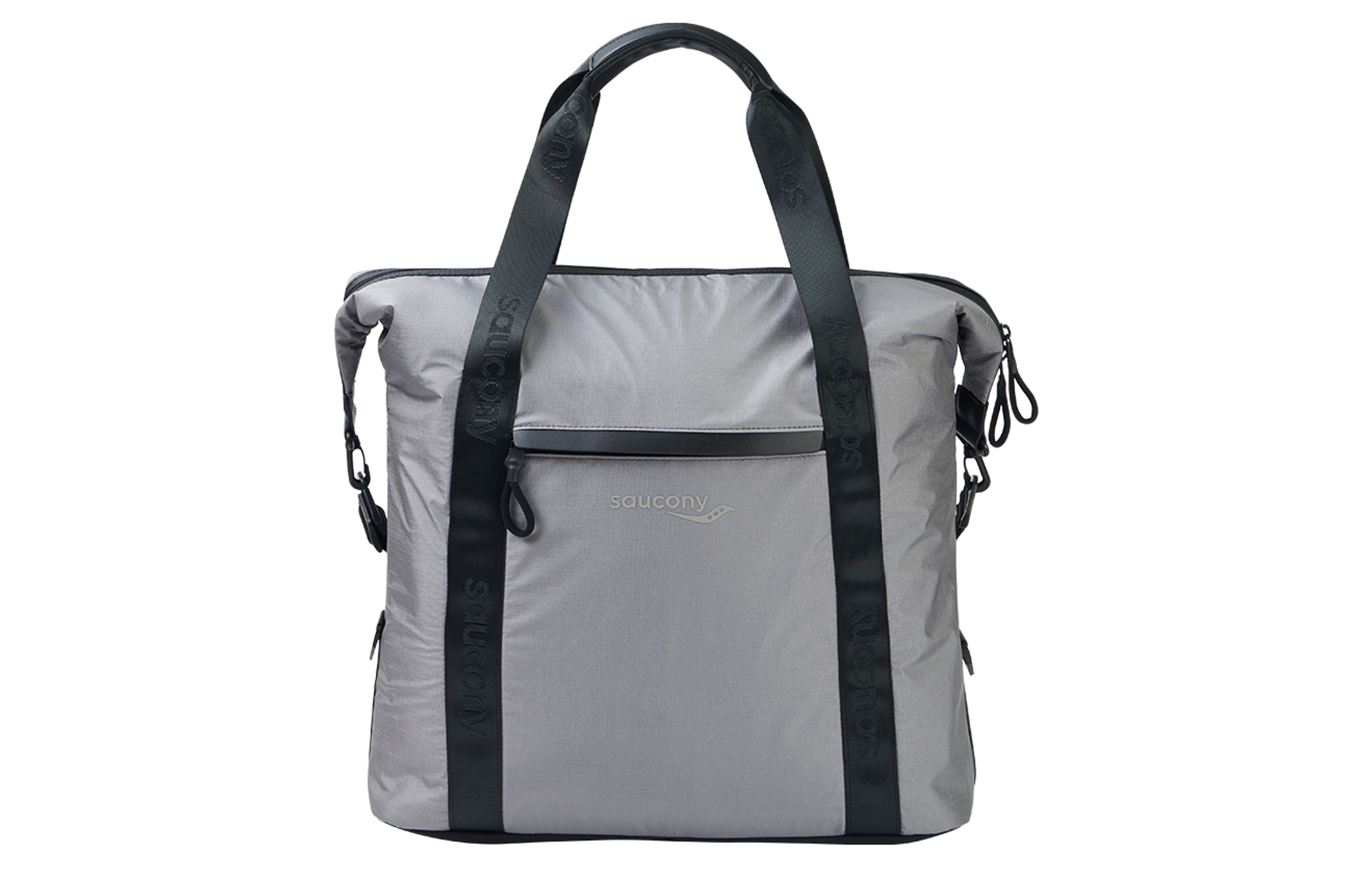 

Saucony Полиамидная наплечная сумка через плечо дамская сумка унисекс ослепительно яркое серебро, Dazzling Bright Silver