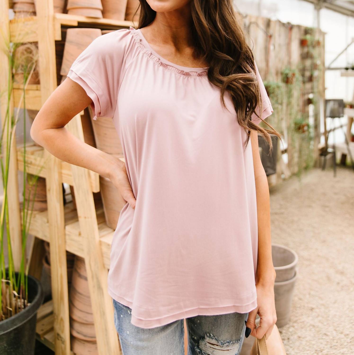 

Футболка женская Ninexis, цвет mauve