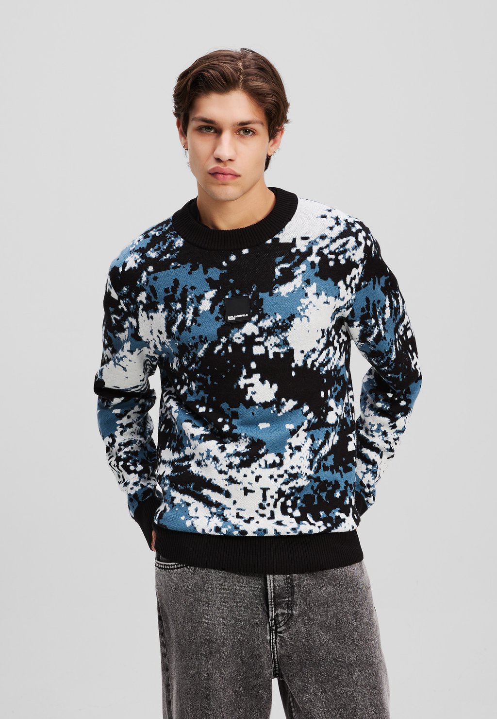 

Джемпер ALL OVER PRINT Karl Lagerfeld Jeans, синий