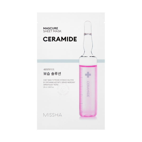 

Укрепляющая маска для лица, 28 мл Missha Mascure ceramide
