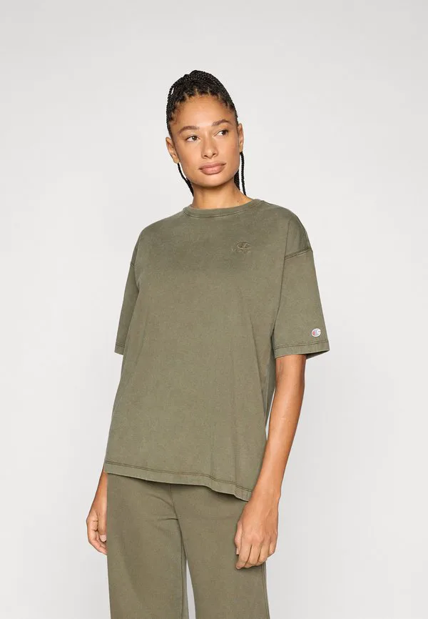 

Футболка с принтом icons wash oversize Champion, Khaki, Серый, Футболка с принтом icons wash oversize Champion, Khaki