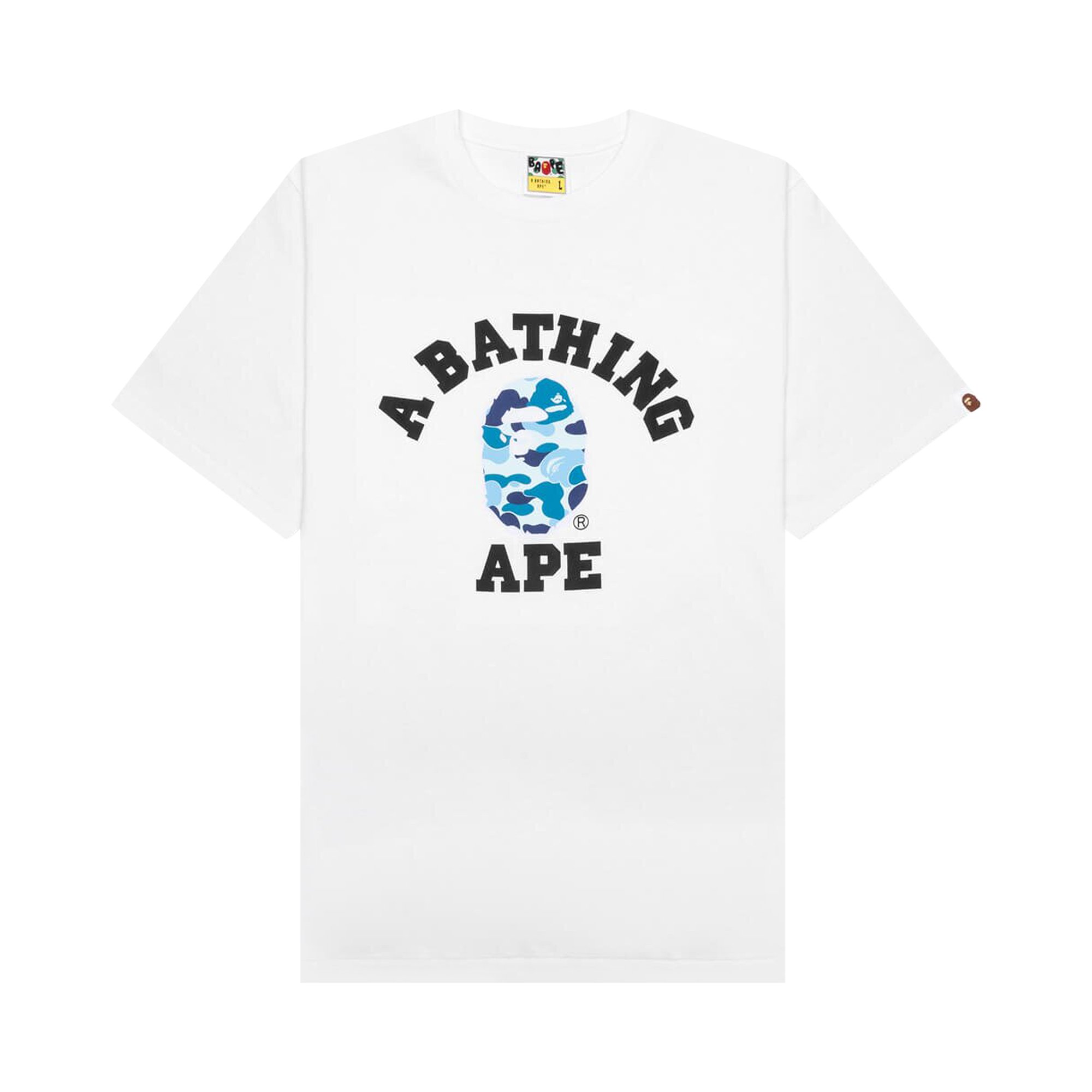 

Камуфляжная футболка BAPE ABC Белый/Синий