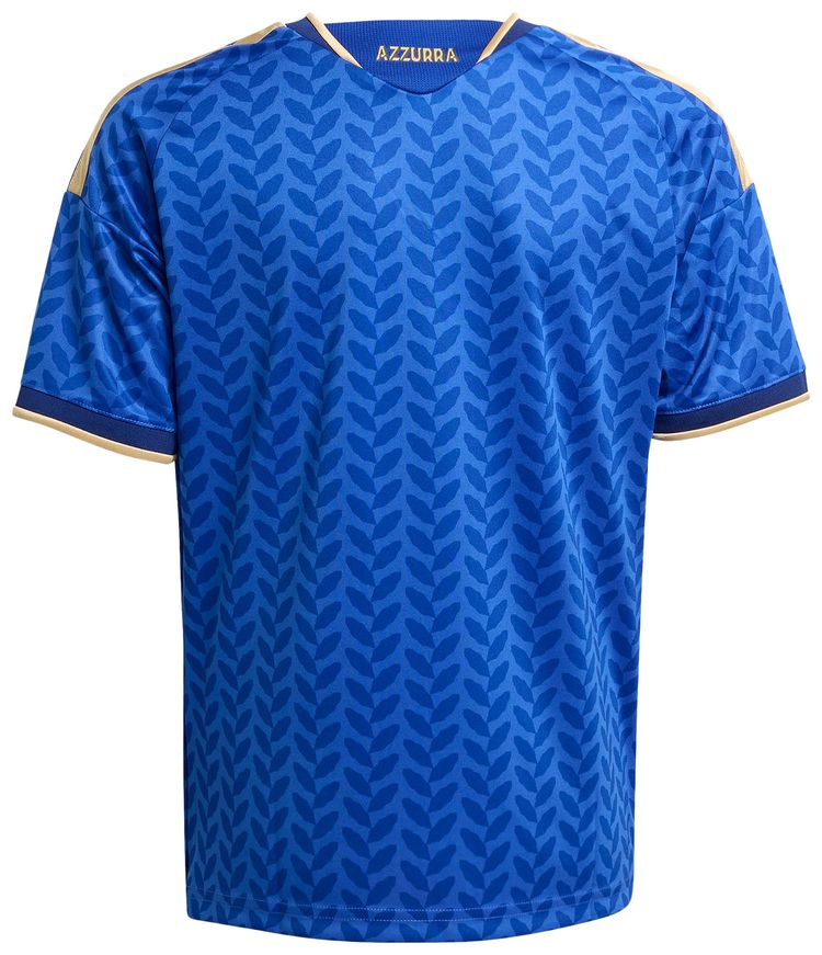 Домашняя футболка сборной Италии по футболу Adidas, синий — фото 2