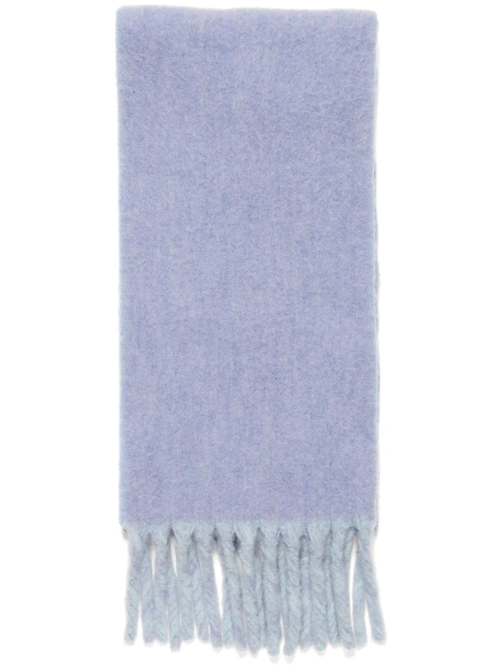 

Шарф логотипом и бахромой Acne Studios, синий