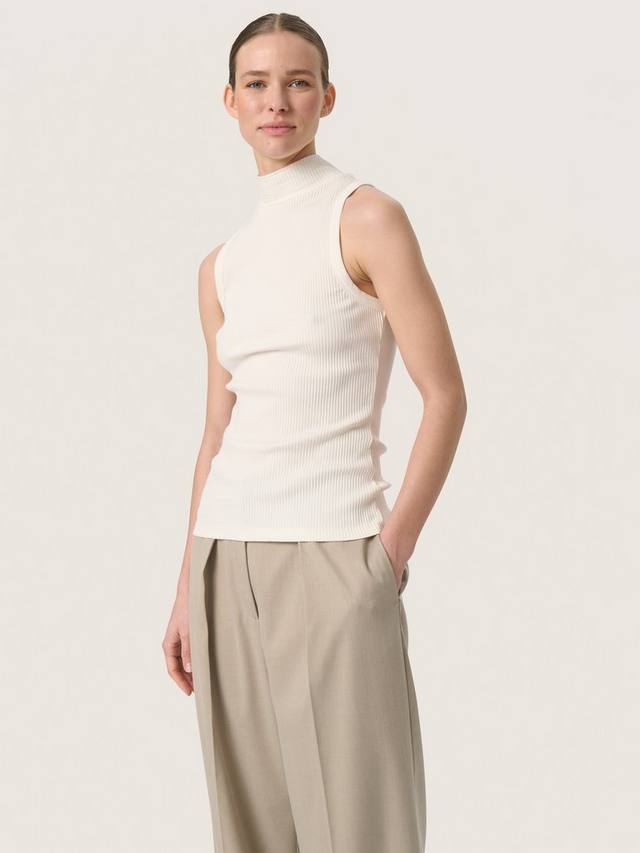

Вязаный топ в рубчик от simone Soaked In Luxury, цвет Whisper White