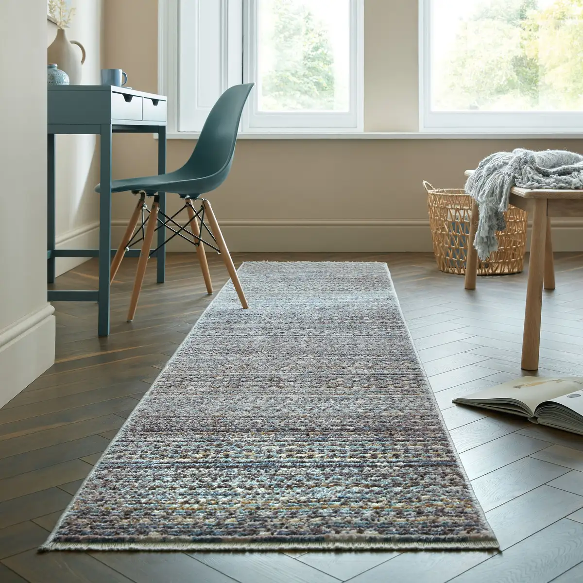 

FLAIR RUGS ковер "Camino Abstract", прямоугольный, абстрактный ковер 120х160 см, синий