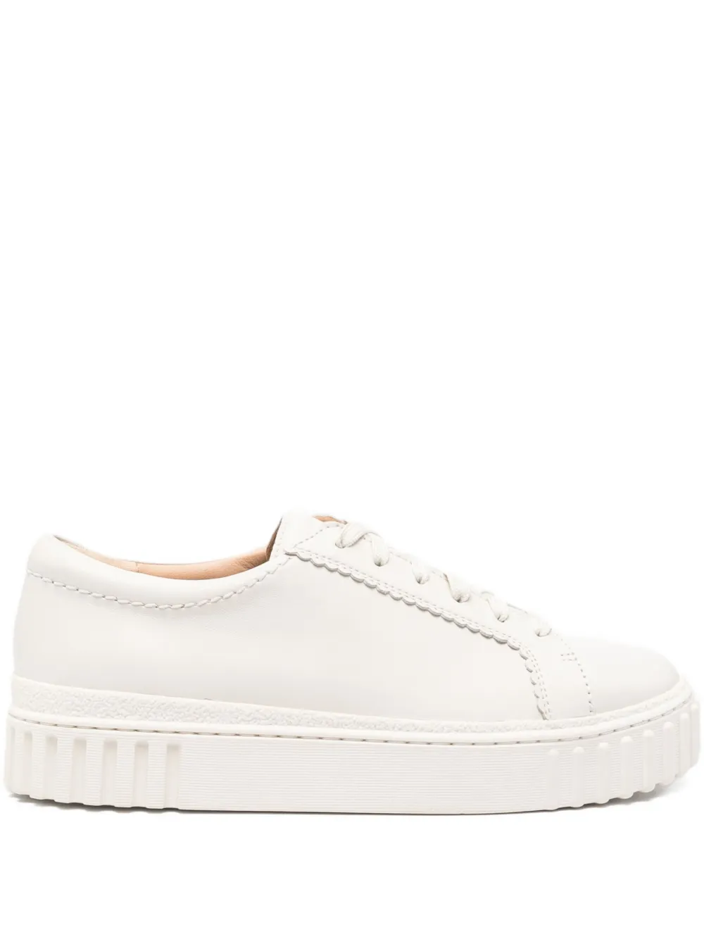 Кроссовки Mayhill на платформе Clarks, белый
