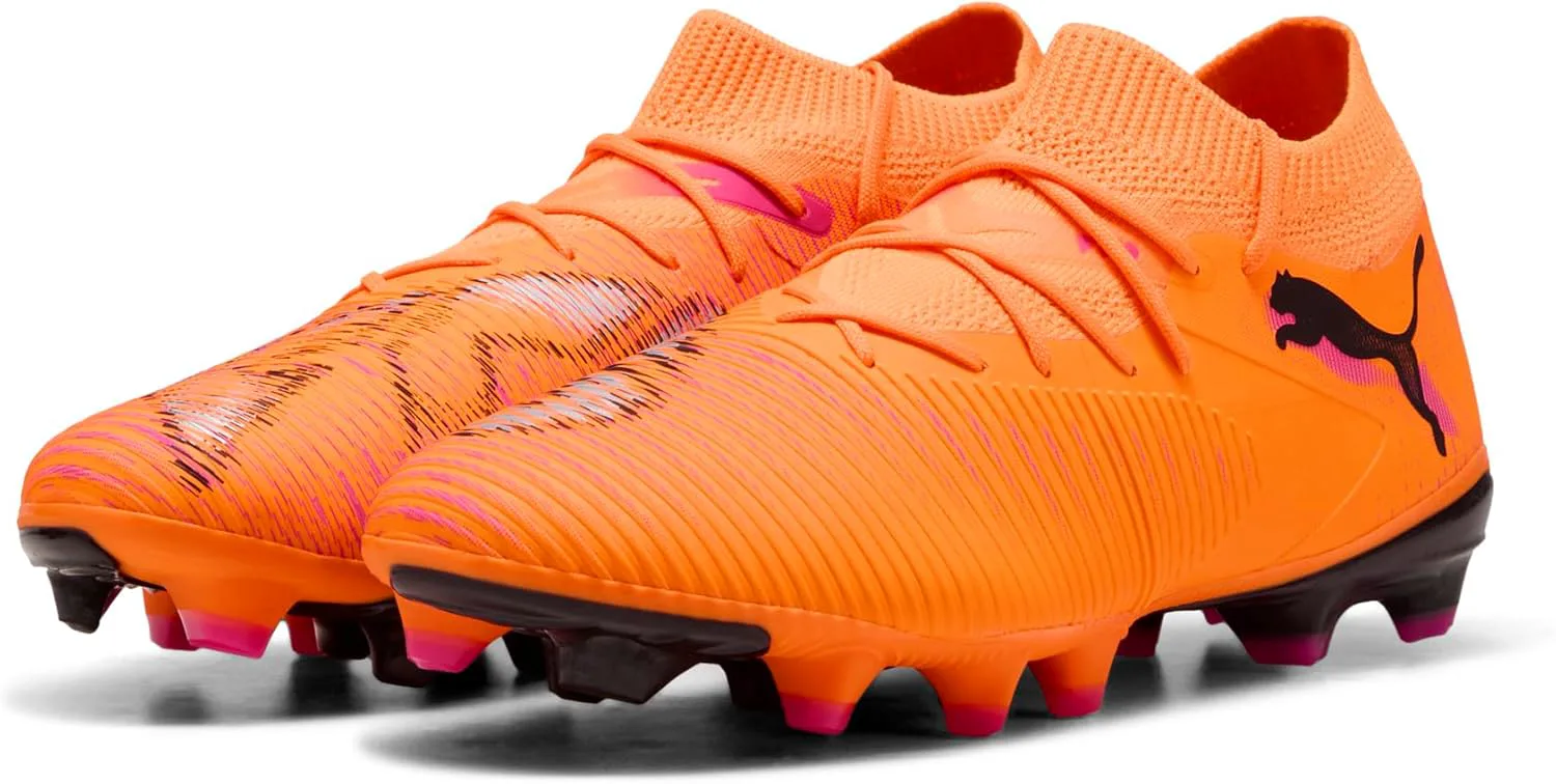 Футбольные бутсы Puma Men's Future 8 Match для твердого и искусственного покрытия, черный — фото 2