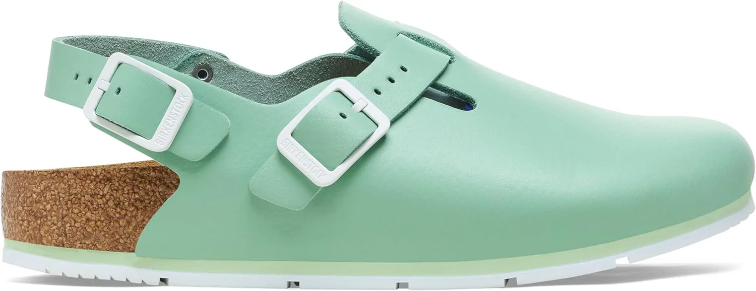 Клоги BIRKENSTOCK Tokio Pro из кожи - высококачественная унисекс обувь для повседневной носки и работы в медицине, общепите и сфере услуг — фото 4