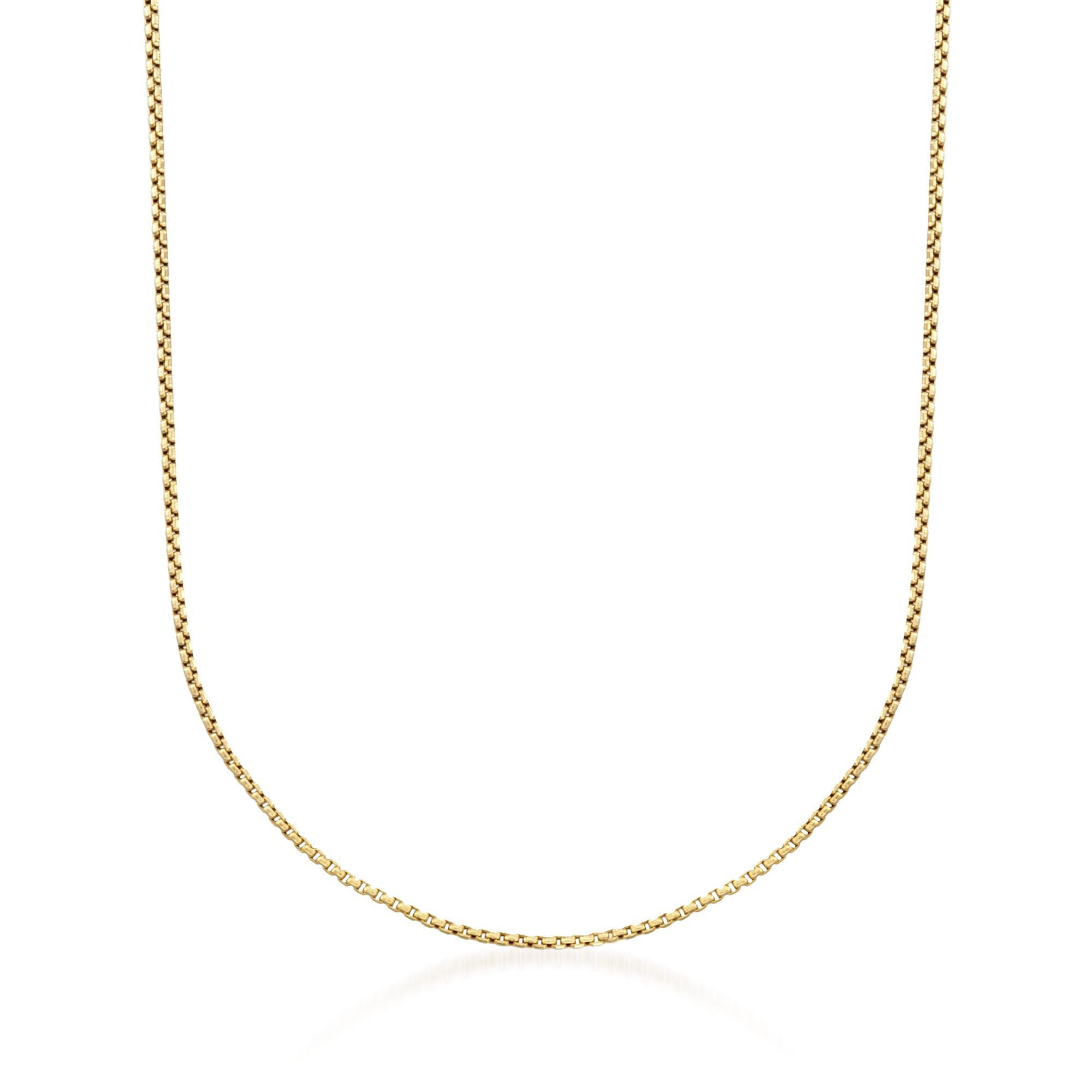 

Ожерелье Ross-Simons с круглыми звеньями из 14-каратного желтого золота толщиной 1,7 мм Ross-Simons, 16 In