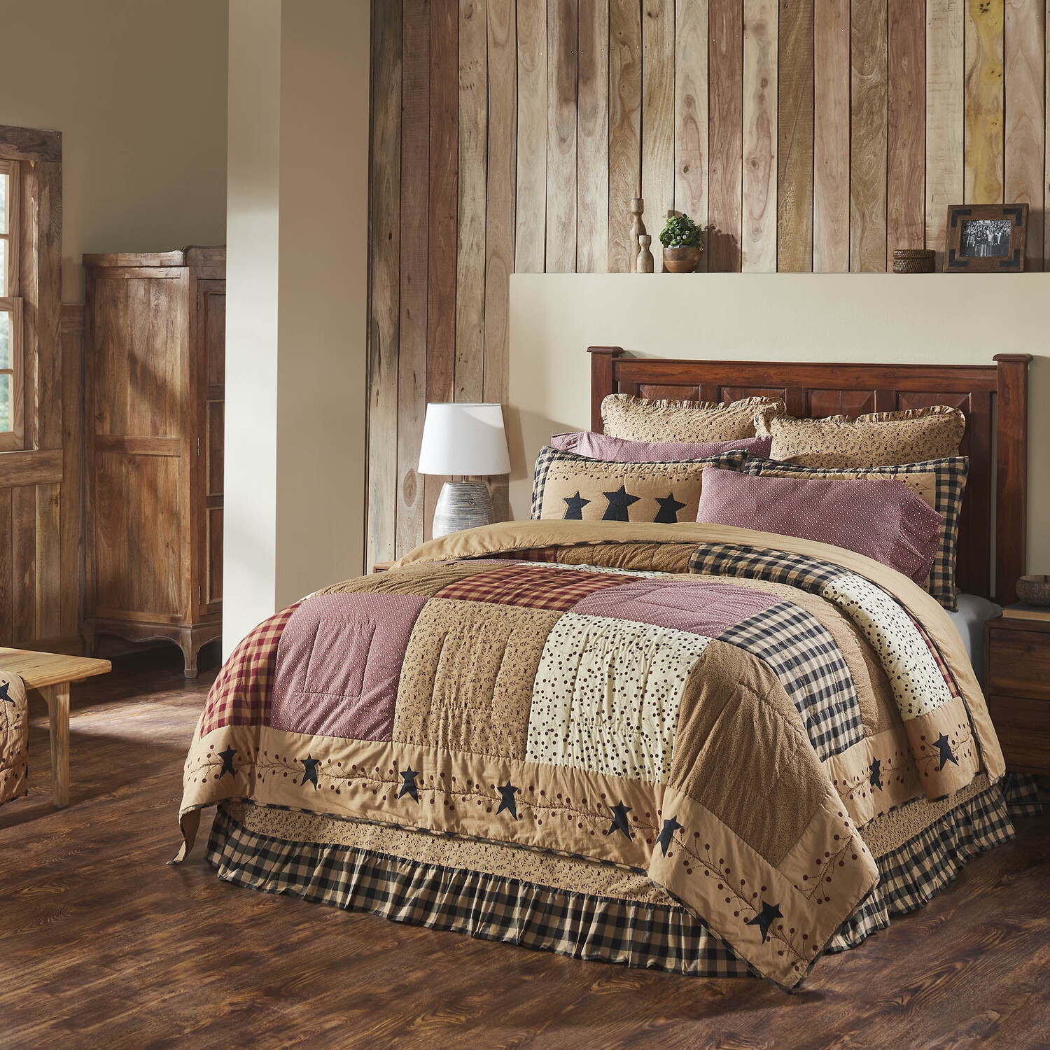 

Комплект постельного белья VHC Brands Quilt King Pip Vinestar