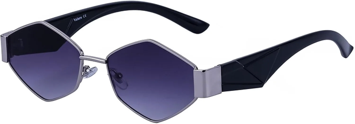 

Солнцезащитные очки с защитой от УФ-излучения UV400 | Панк, стимпанк | Для женщин и мужчин | Для занятий спортом на открытом воздухе и вождения DSVIGF, C1 Silver Gray