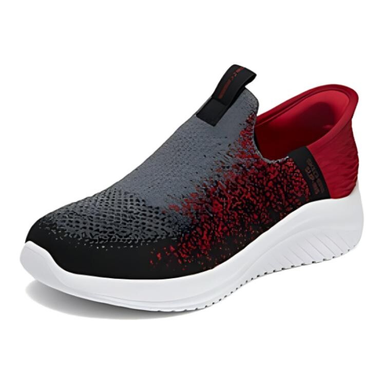 Кроссовки Skechers GIRLS Kids Lifestyle Shoes GS Low-top Gray/Red, серый/красный — фото 3
