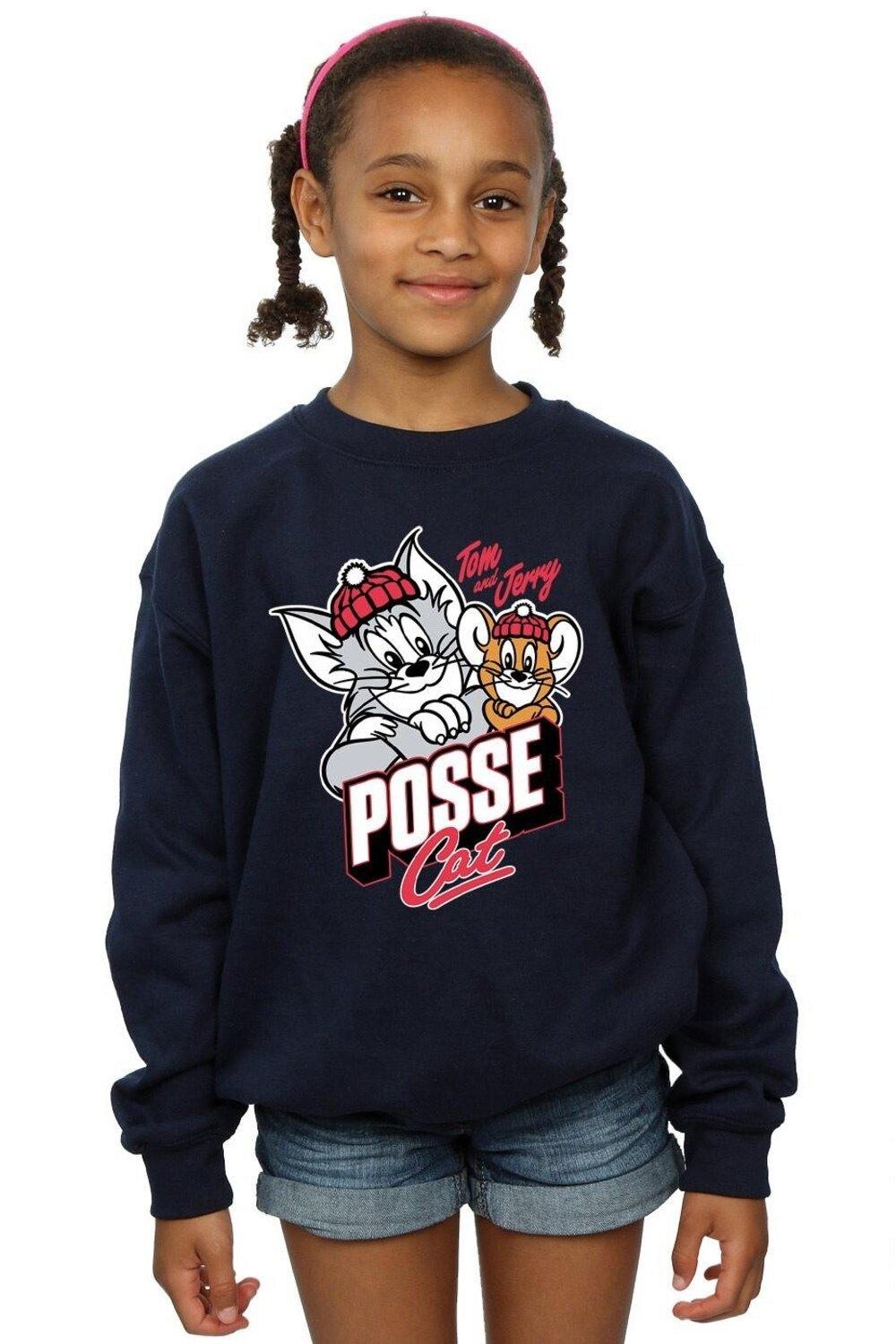 

Толстовка Posse Cat Tom & Jerry, темно-синий