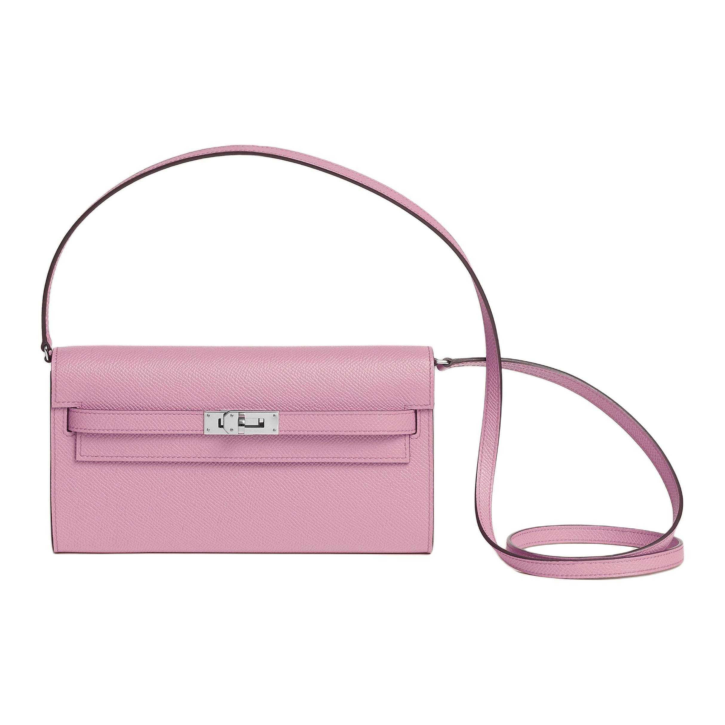 

Kelly To Go Кожа Телячья Сумка-кошелек, Наплечная Сумка через плечо Женская X9 Сильвестр Мальва Пурпурный HERMES