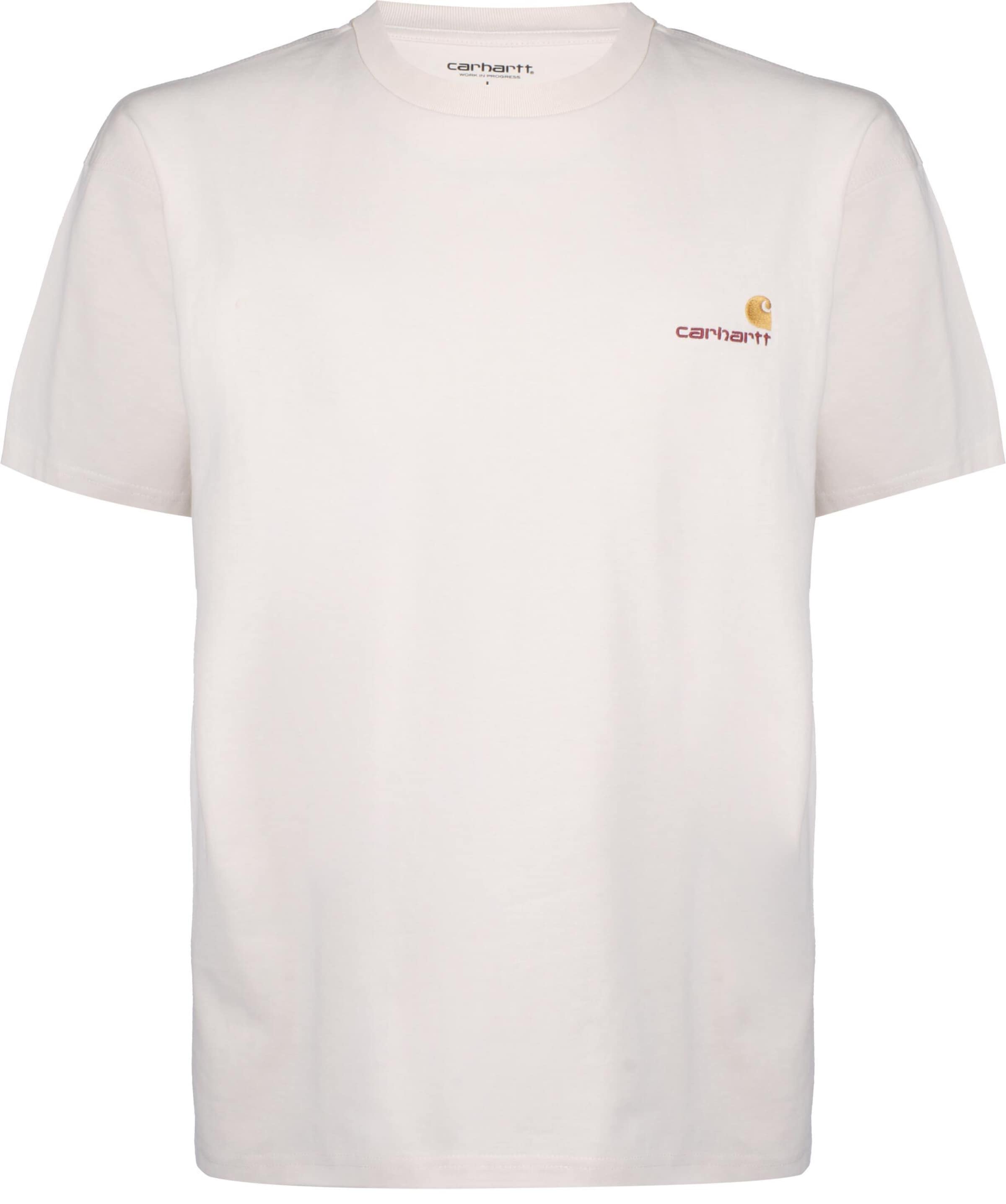 

Carhartt WIP Футболка 'American Script' в цвете Natural White