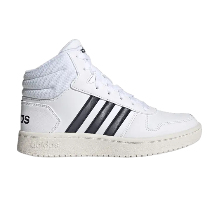 

Кроссовки Adidas Hoops 2.0 Mid J, White Legend Ink