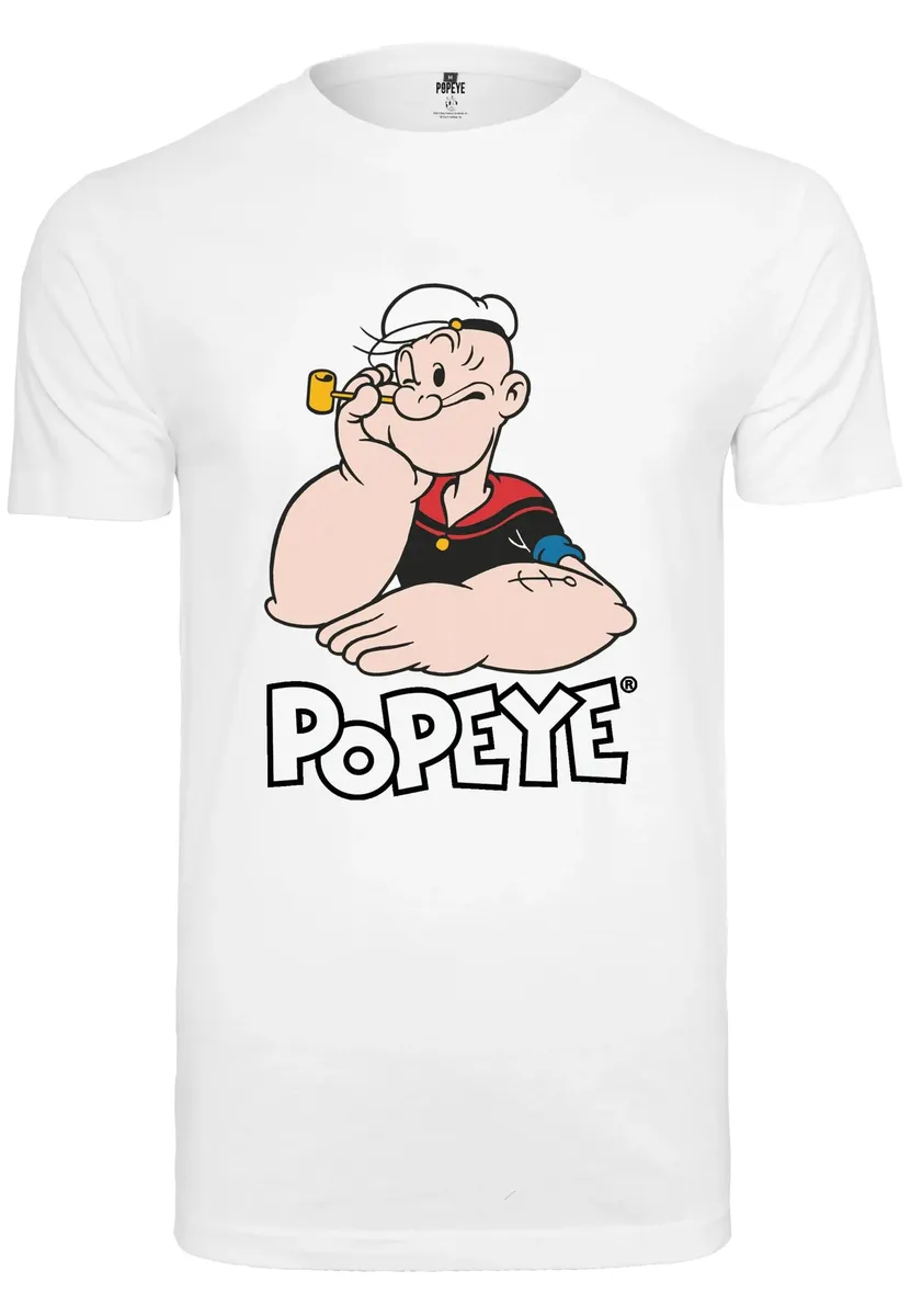 

Футболка Merchcode "Мужская футболка Merchcode Popeye Logo And Pose Tee", белый