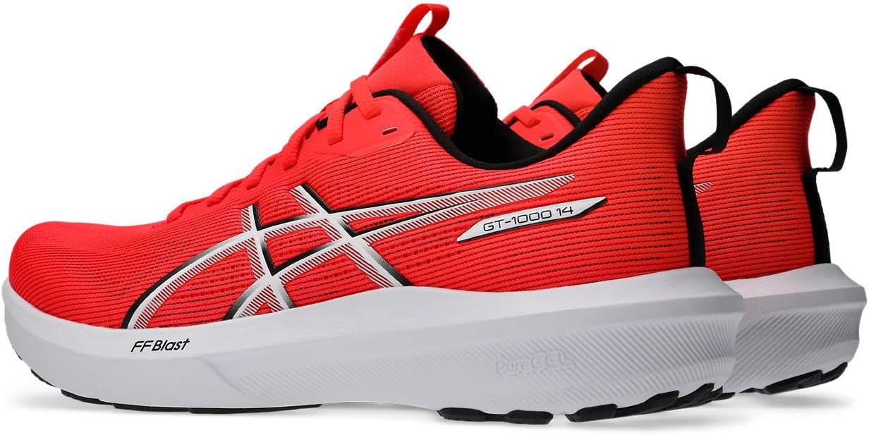Мужские кроссовки ASICS GT-1000 14, черный/красный — фото 2