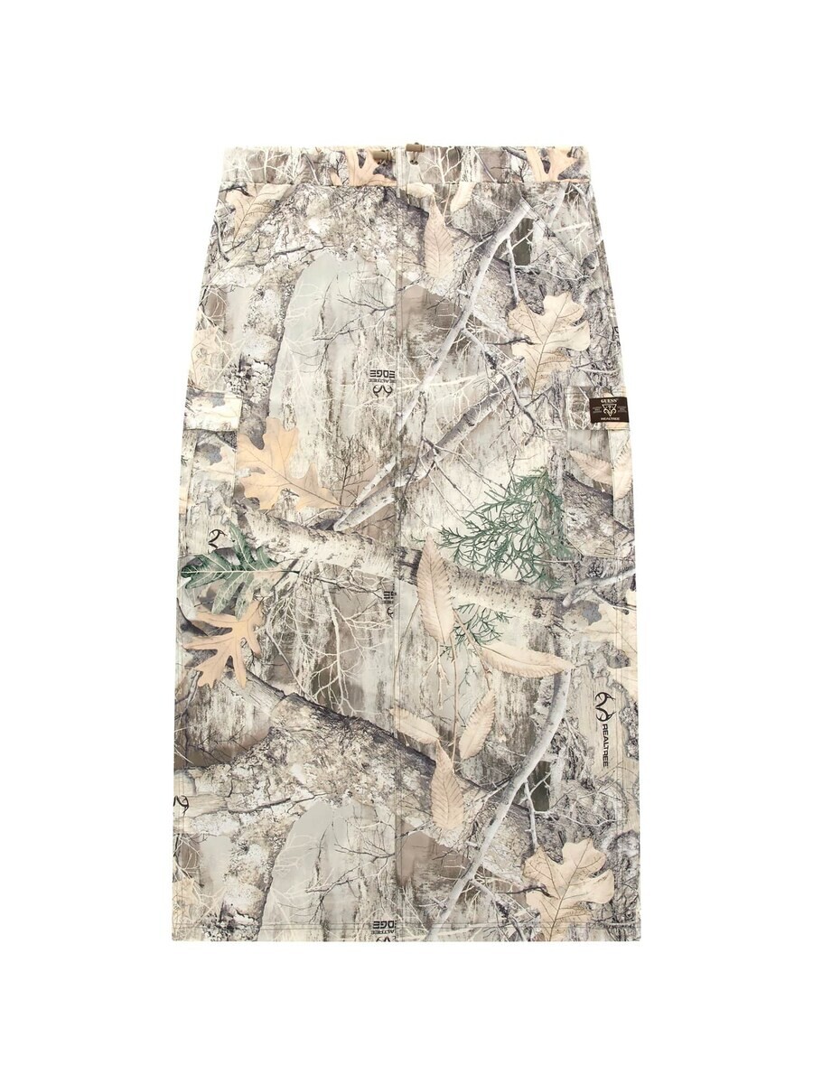 

Юбка макси GUESS Originals Skirt, серый