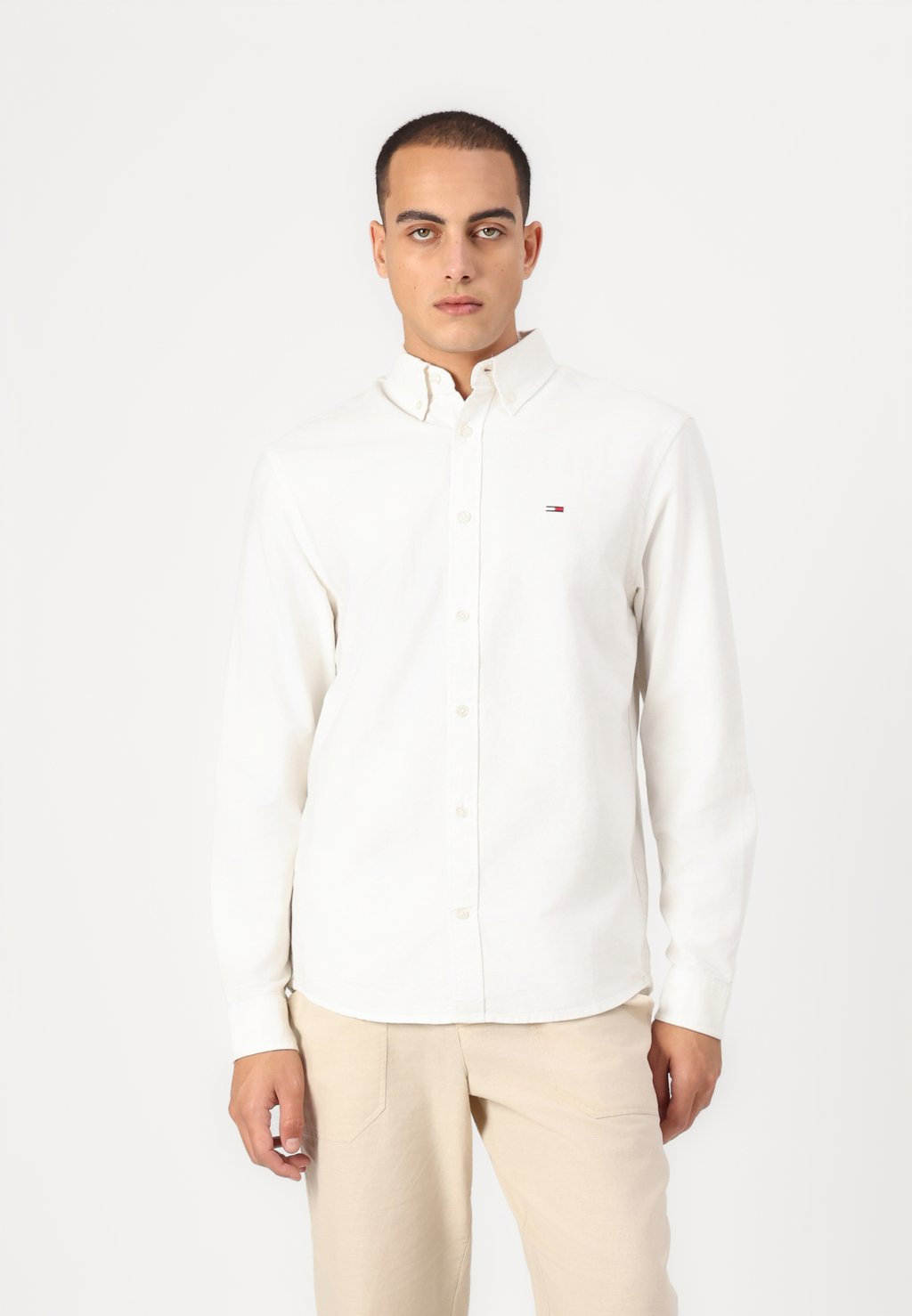 

Рубашка SHIRT Tommy Jeans, молочный
