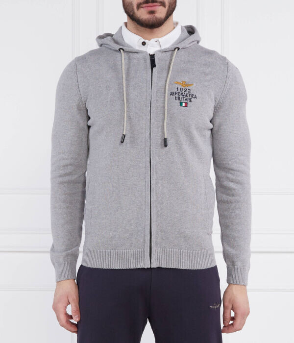 

Толстовка Aeronautica Militare Regular Fit, серый