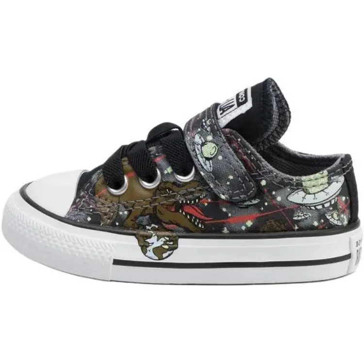 

Converse Кеды All Star Low Top для малышей, серый/черный/белый