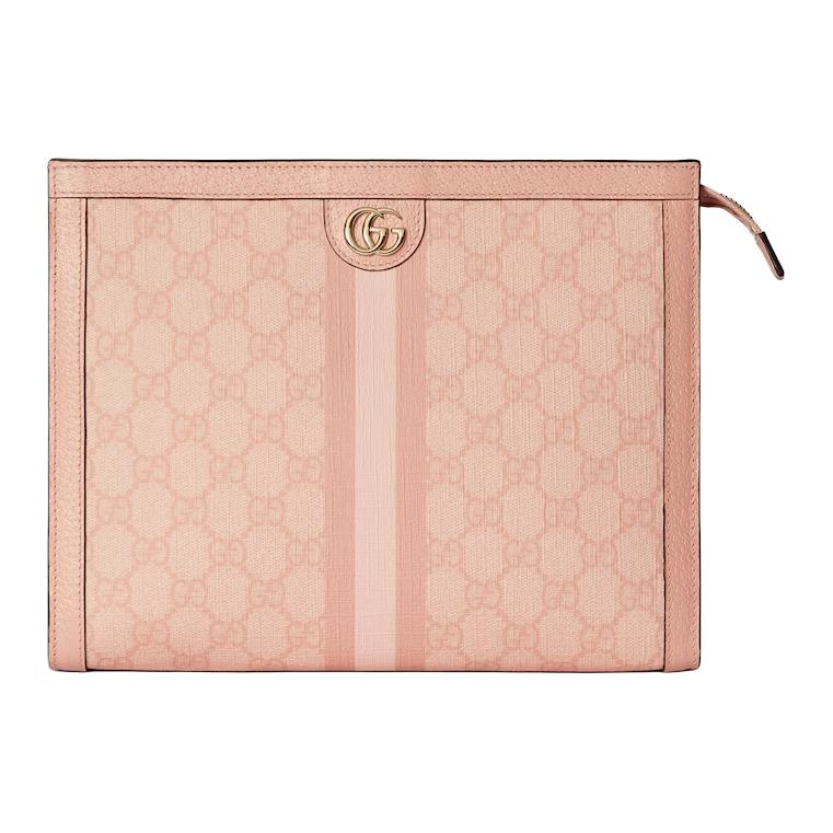 

Supreme Canvas Clutch Regular женская розовая GUCCI, Shopping Bag Set(Set+Shopping Bag)