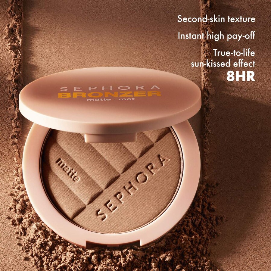 Матовая бронзирующая пудра SEPHORA COLLECTION, 0.28 oz. /8 g, 00 Sun-Kissed Haze — фото 4