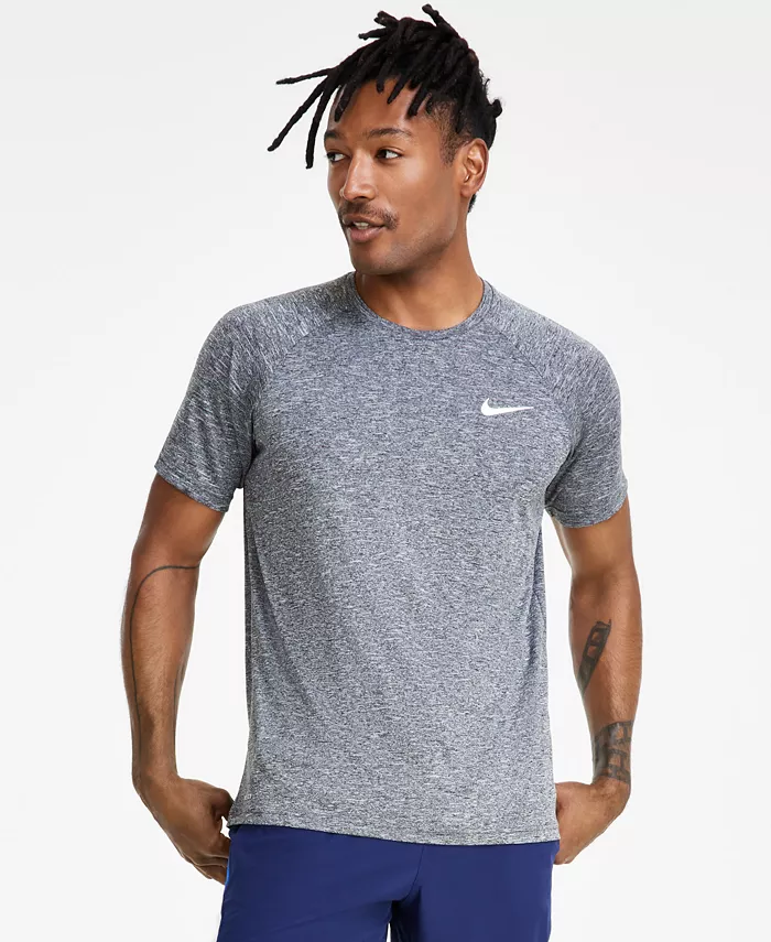 

Мужские плавки Hydroguard Dri-FIT Stretch UPF 40+ Heather Rash Guard и водоотталкивающие плавки Contend с цветными блоками, 9 дюймов Nike, серый