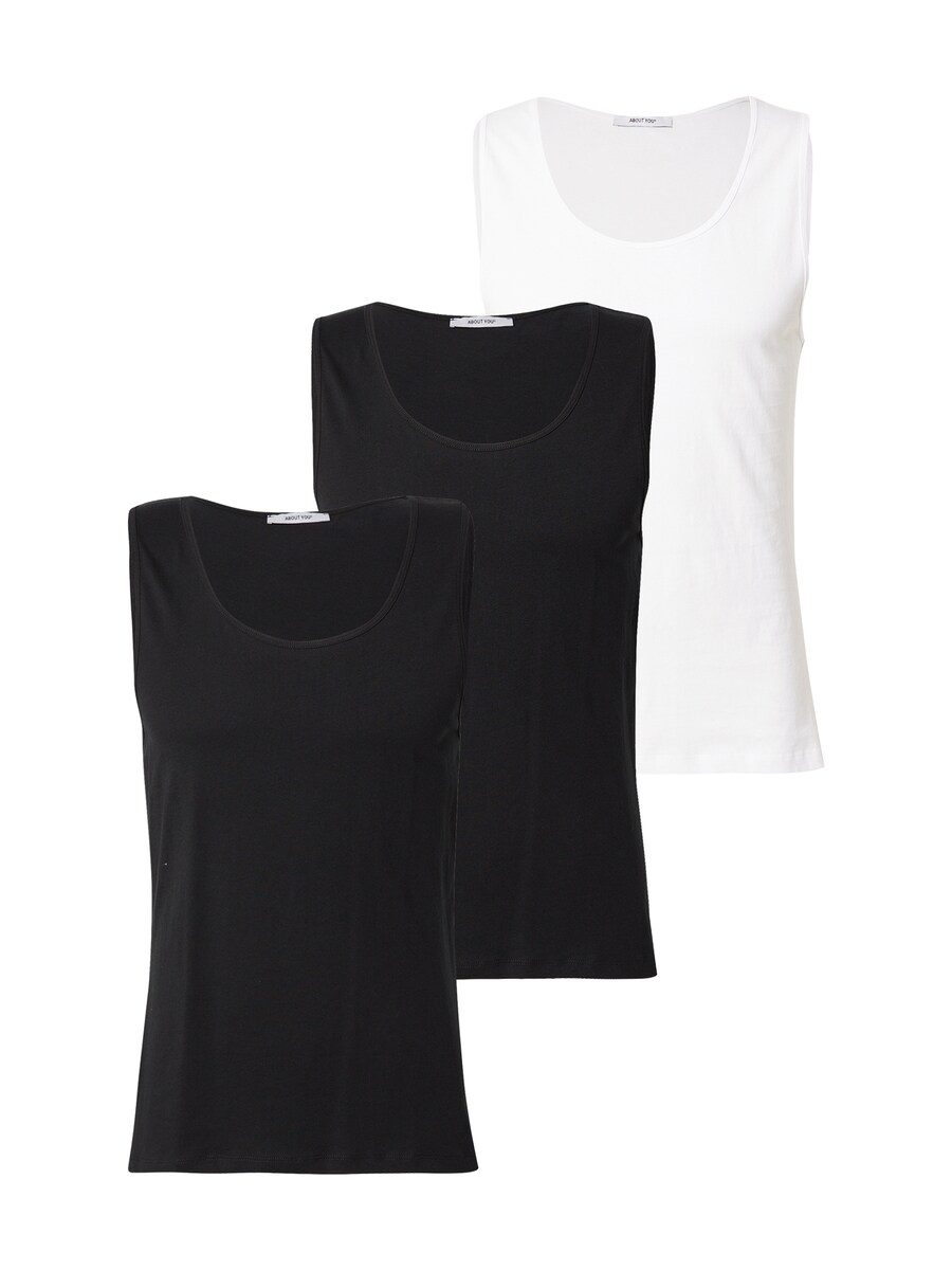 

Футболка ABOUT YOU Curt, Black/White