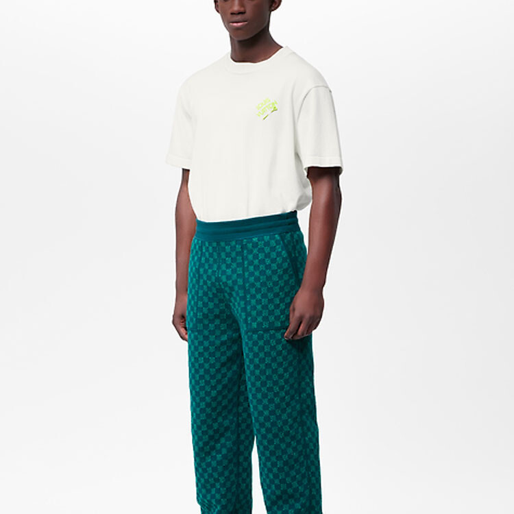 

Двусторонние брюки Damier Louis Vuitton, бирюзовый