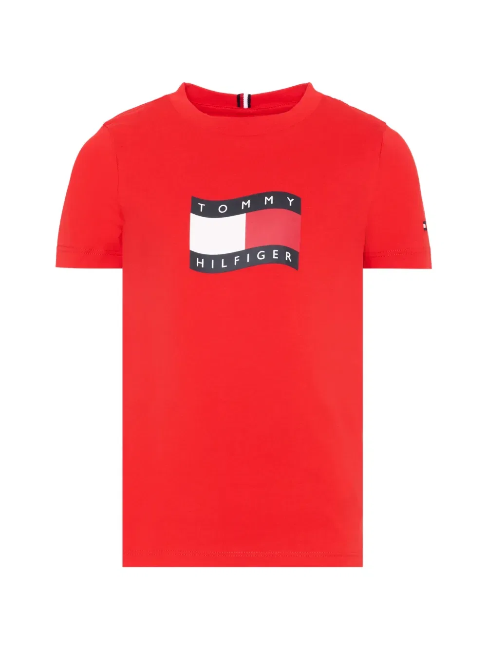 Футболка с флагом Tommy Hilfiger Junior, красный
