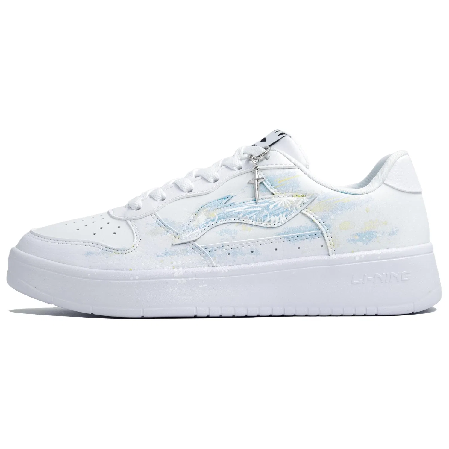 Кроссовки кеды Li-Ning Floating Boat White Blue — фото 3
