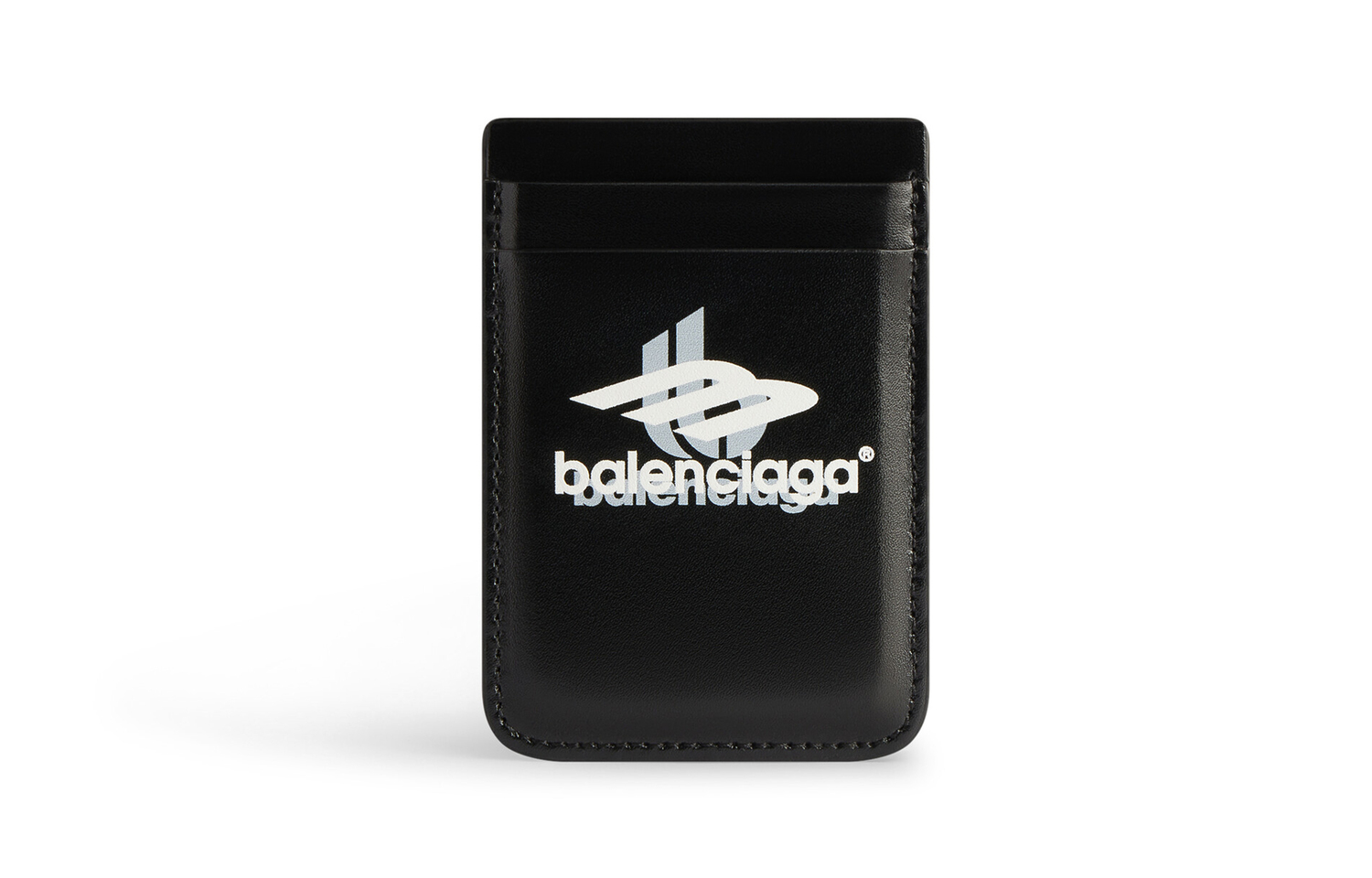 

Кожаный картхолдер Balenciaga мужской черный