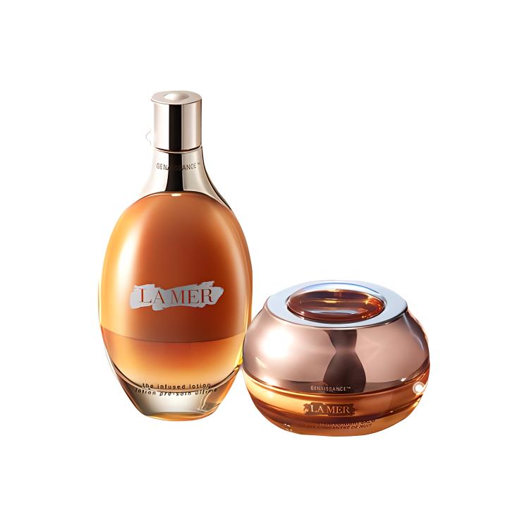 Hailanzhimi Gilt Luxury Set набор для ухода за кожей стабилизирующий осветляющий подтягивающий увлажняющий LA MER — фото 4