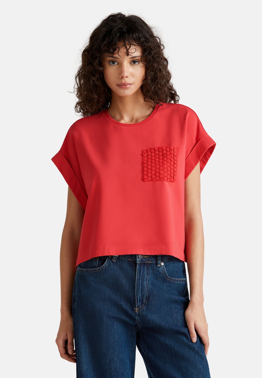 

Базовая футболка MACRAMÈ United Colors of Benetton, красный