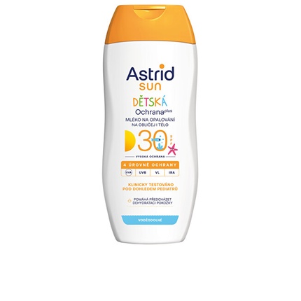 

Детский солнцезащитный лосьон SPF 30 Sun 200 мл Astrid