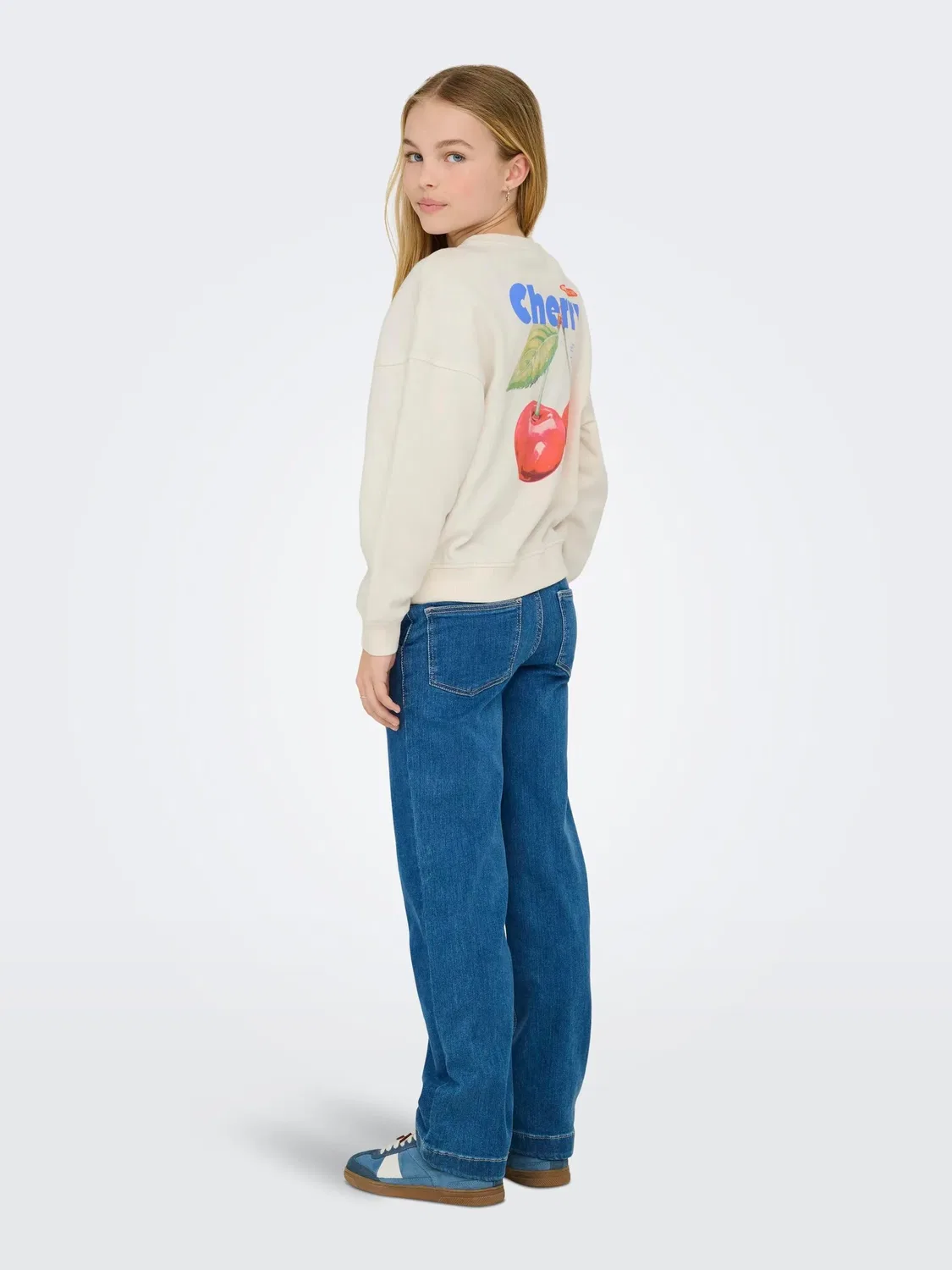 Свитшот из органического хлопка KIDS ONLY, тофу — фото 4