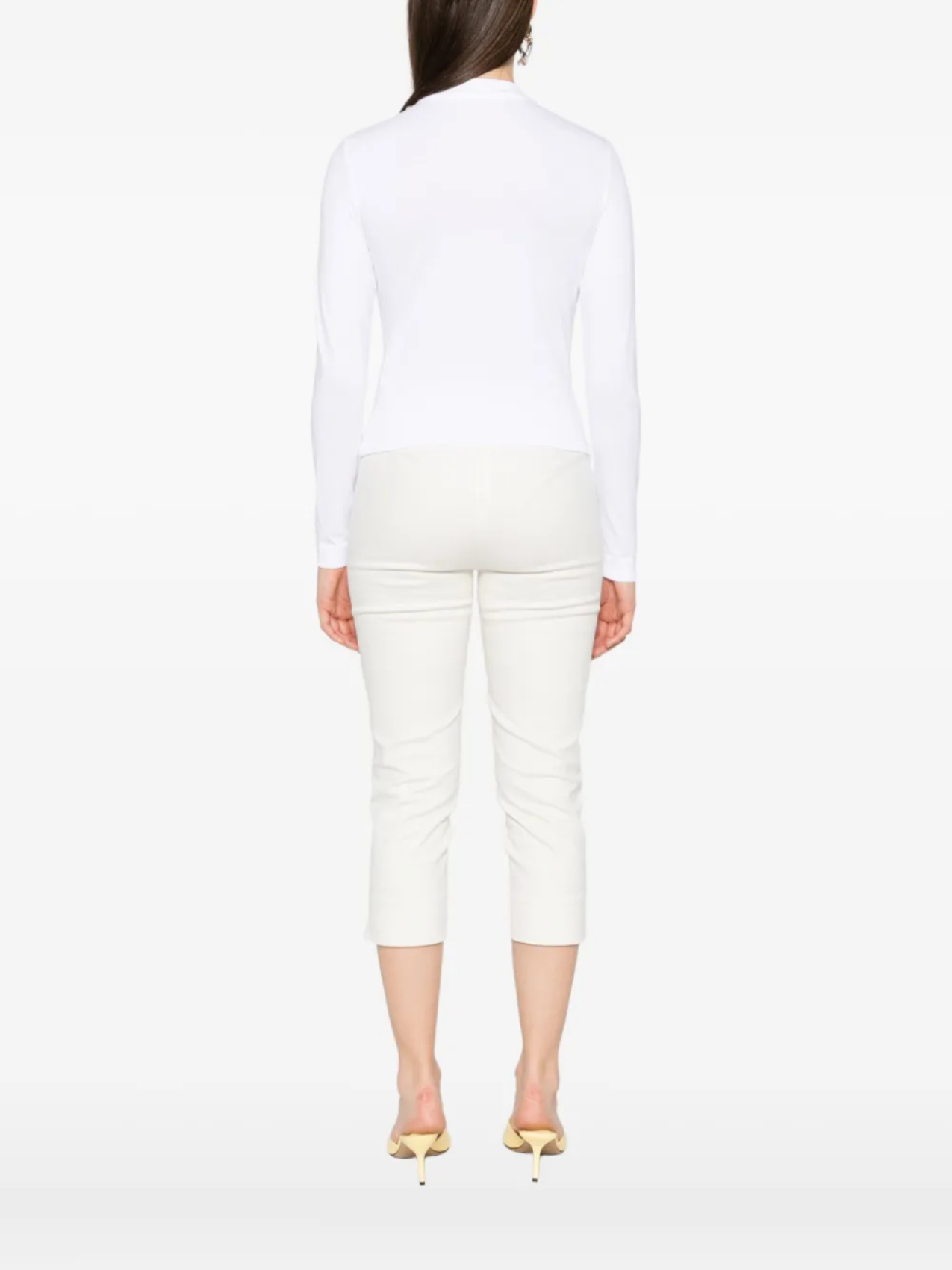 Футболка с длинными рукавами и нашивкой-логотипом Jacquemus, белый — фото 4
