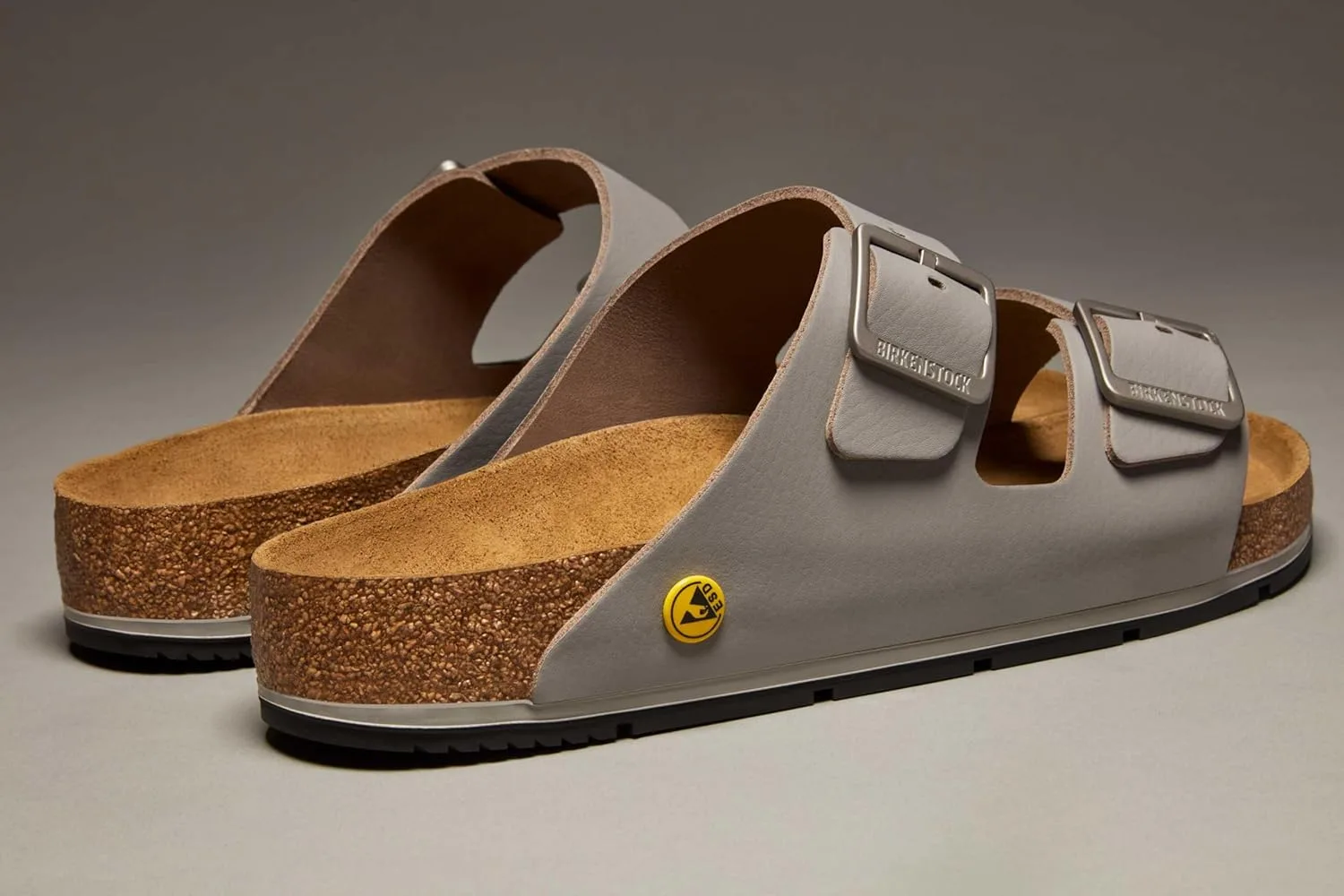 Сандалии Birkenstock Arizona Pro ESD для мужчин и женщин с эргономичной стелькой, нескользящей подошвой и регулируемыми пряжками, антистатические — фото 4