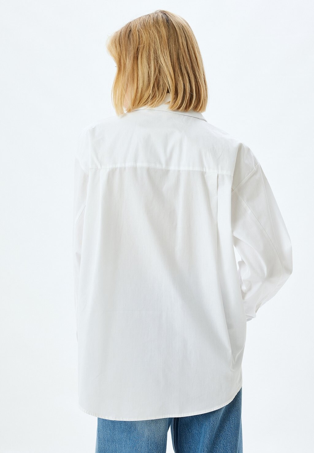 

Блузка на пуговицах LONG SLEEVE Koton, белый