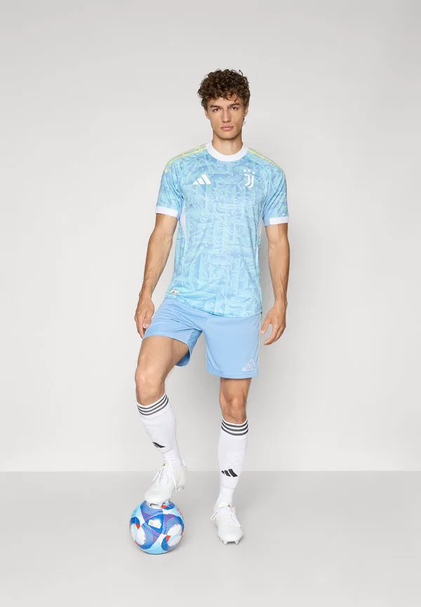 Оригинальная выездная футболка «ювентуса» сезона 25/26. Adidas Performance, Ash Blue — фото 2
